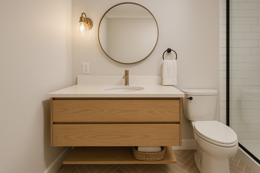 Small Bathroom Design Idea #4 - Infuse Personality Through Design Details
