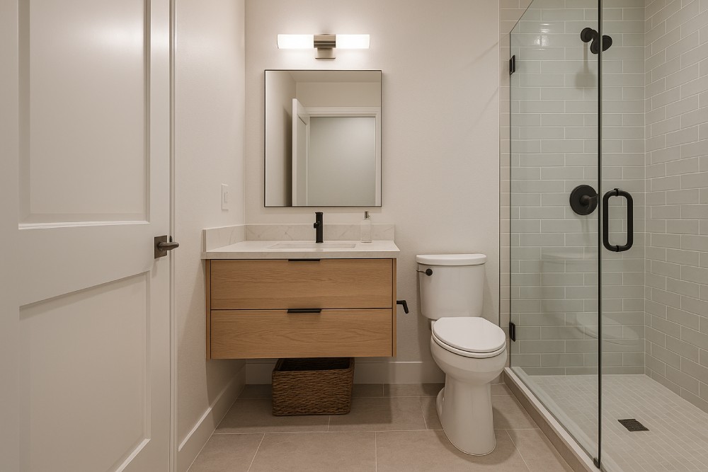 Small Bathroom Design Idea #1 - Maximize Space Without Losing Style