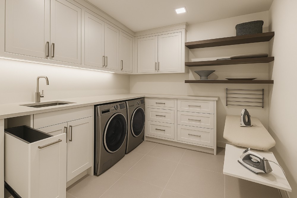 Smart Laundry Room Features that Make Laundry Less of Chore