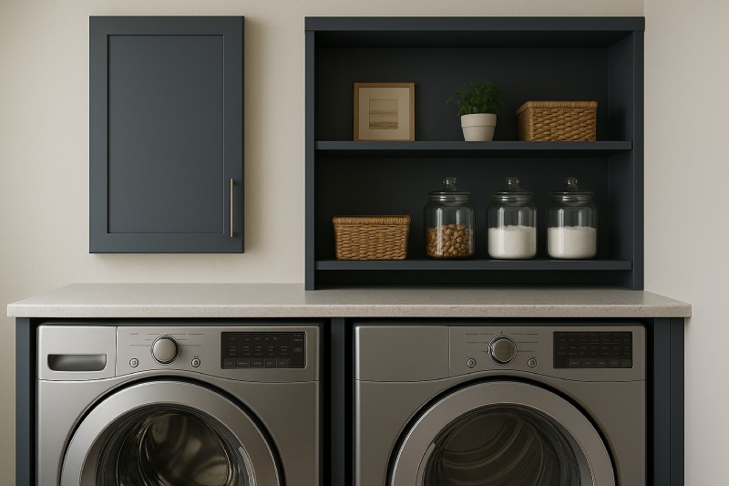 5. Open Shelf Towers: Style and Access Without the Clutter