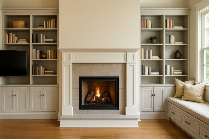 Core Configurations for Living Room Built-Ins