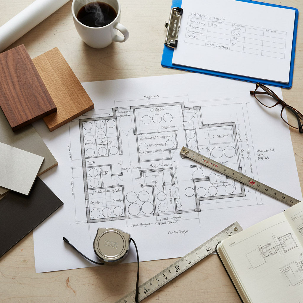 Define Goals, Size, and Capacity of Your Wine Cellar