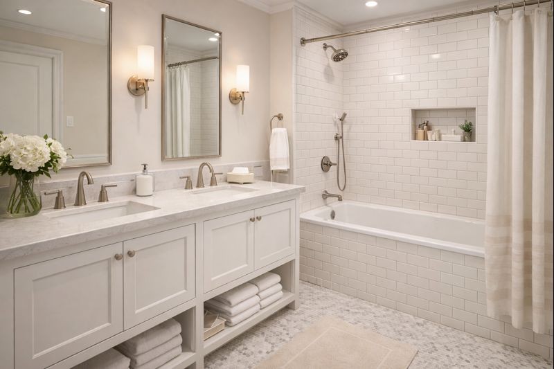 Design 2: The Timeless Tile Bathroom