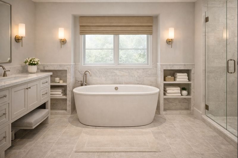 Design 9: The Tub Forward Bathroom