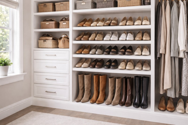 4. Dedicated Shoe Storage