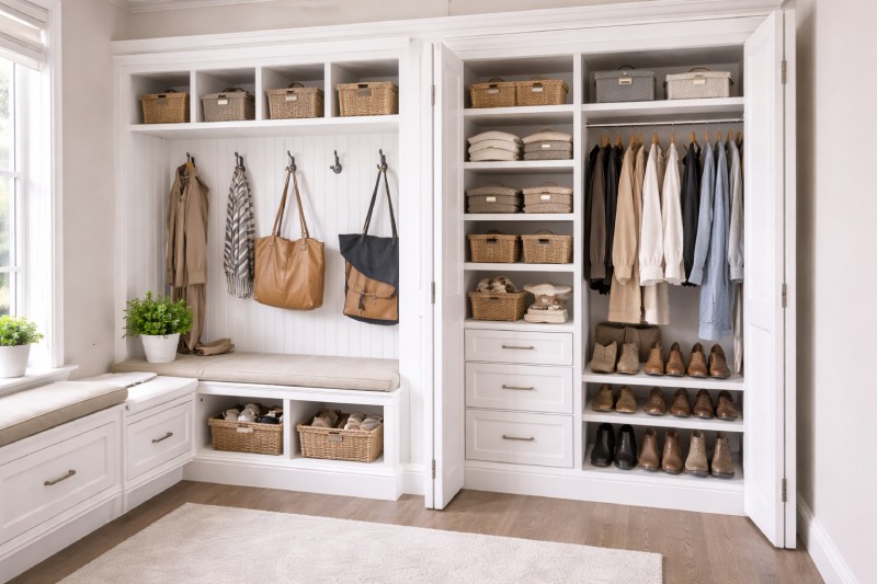 7. Multi Purpose Closet Storage