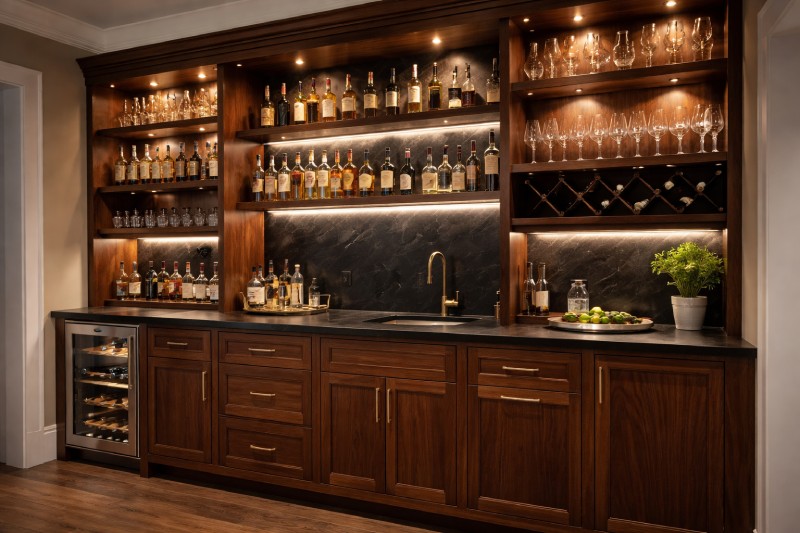 Custom Cabinetry: The Backbone of Every Great Bar