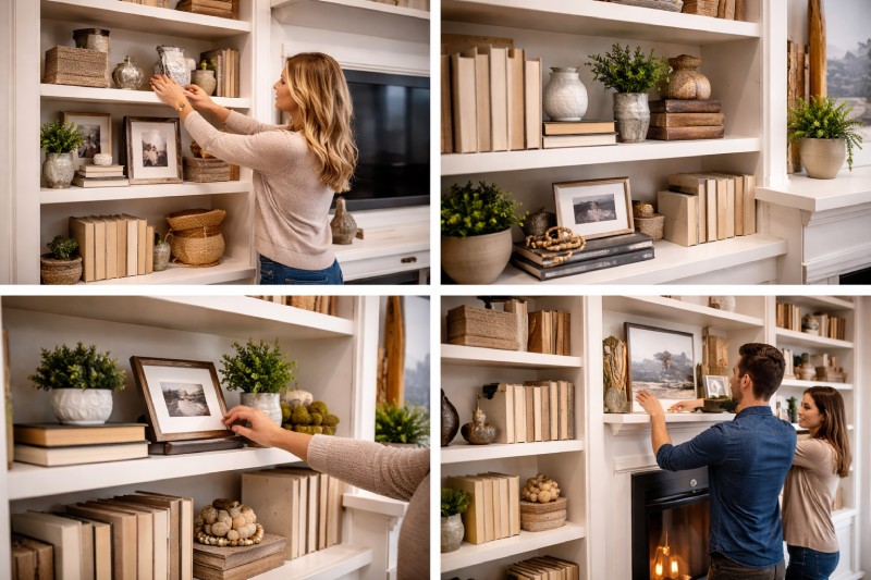 Tips for Styling Your Bookshelves After Installation