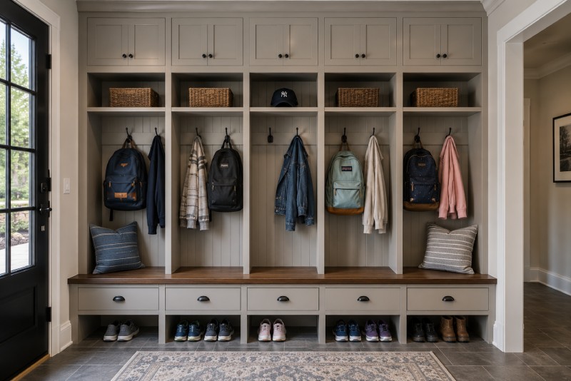 Full Height Mudroom Lockers