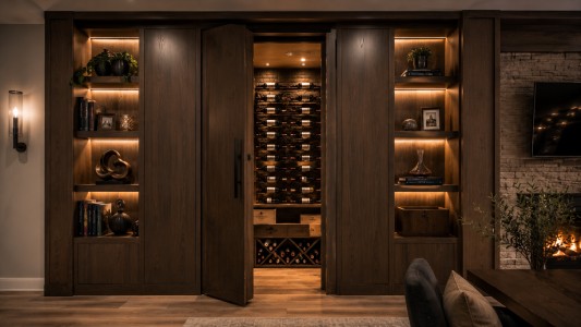 Hidden Wine Storage