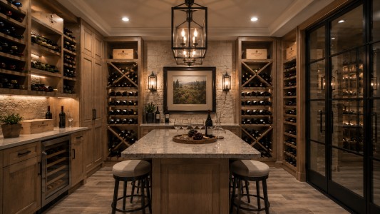 Transitional Wine Rooms