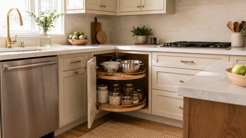 Make Corner Cabinets Easy to Reach
