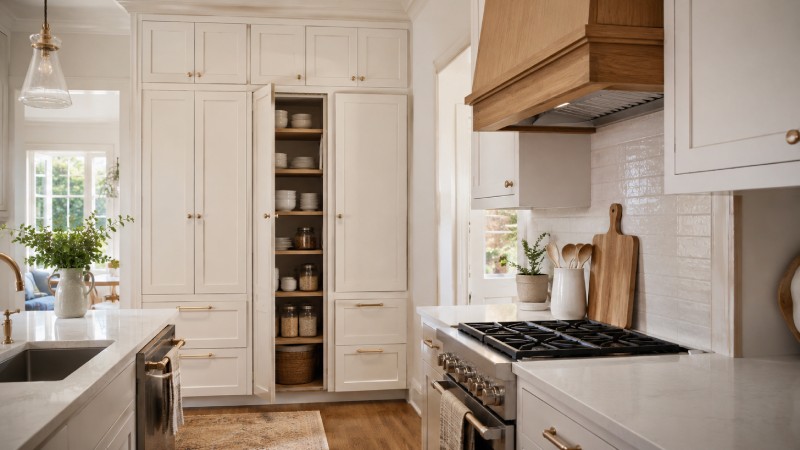 Run Tall Cabinets Higher to Capture Wasted Wall Space
