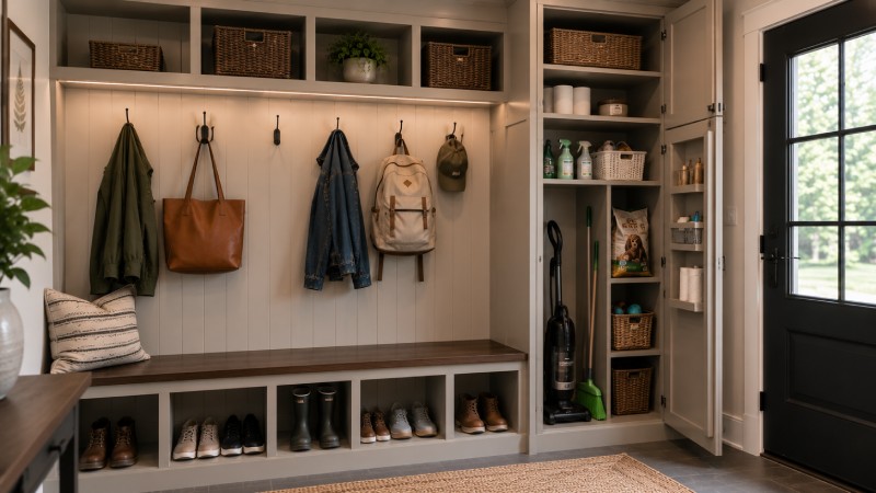 Tall Utility Storage for Overflow Items