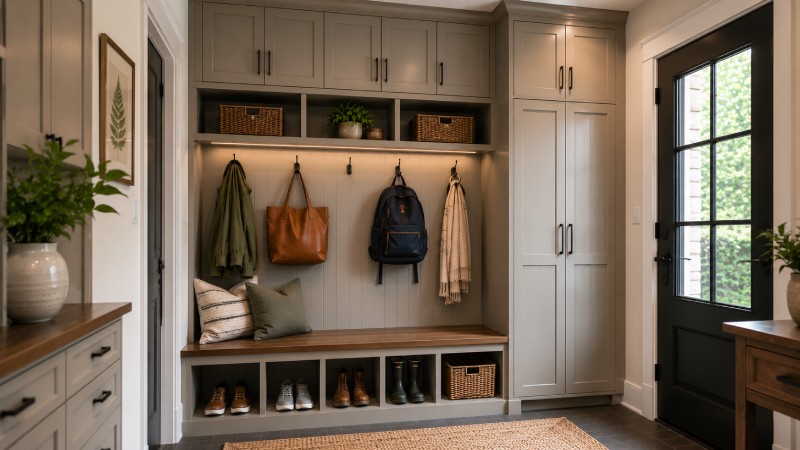 What Affects the Cost of Custom Mudroom Design in Medina