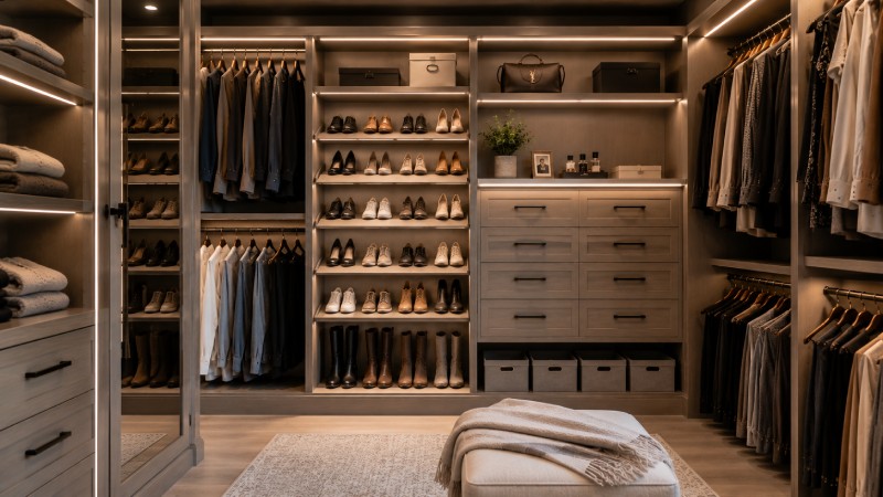 Shoe storage that keeps pairs visible