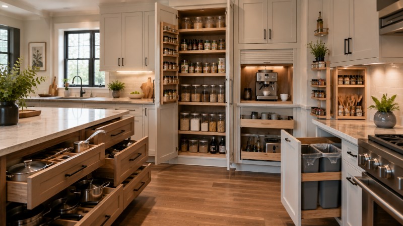 Storage Features That Make a Custom Kitchen Feel Truly Custom