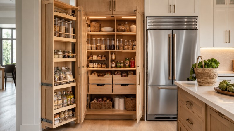 Give Food Storage a Dedicated Pantry Zone
