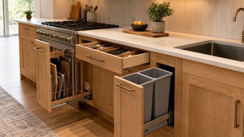 Place Kitchen Storage Solutions Where Tasks Happen